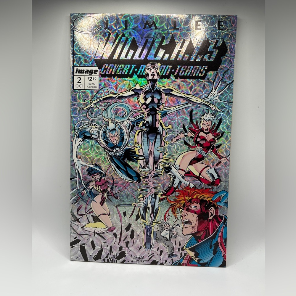 Wildcats #2 Foil Cover (Image 1992) Jim Lee